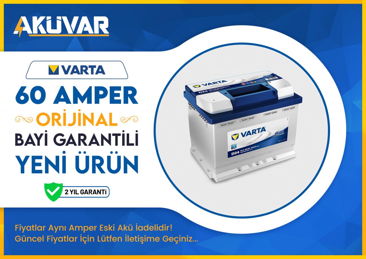 Varta Akü 60 Amper