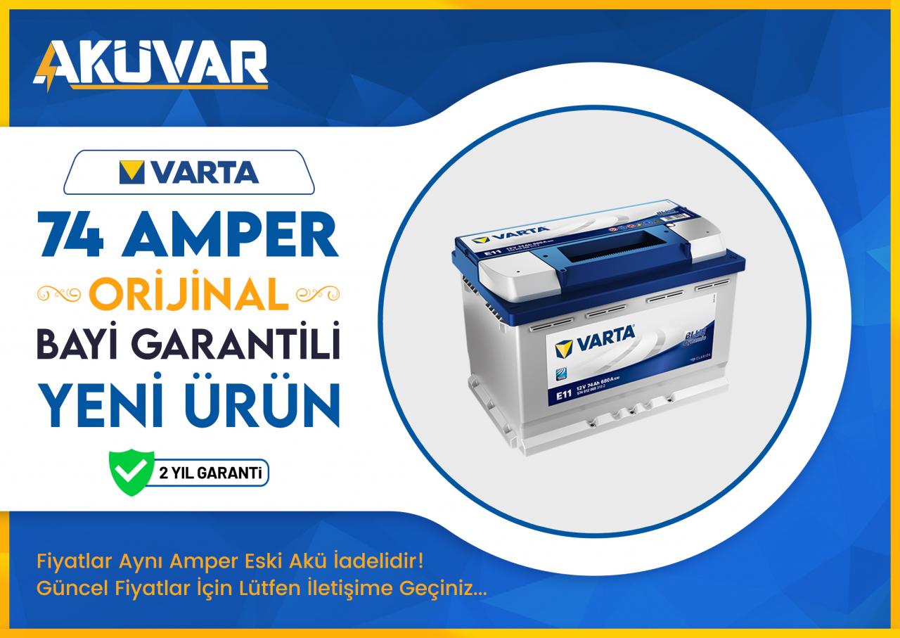 Varta Akü 74 Amper